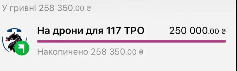 NV зібрав необхідну суму на дрони-камікадзе для 117 бригади ТРО