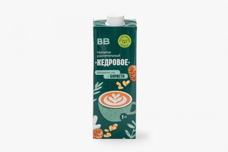 Напиток растительный "Кедровое", 1 л